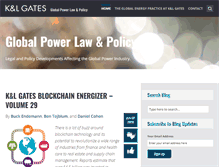 Tablet Screenshot of globalpowerlawandpolicy.com